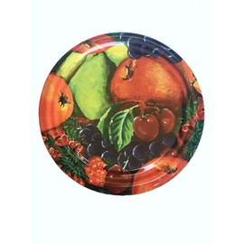 48 Twist-Off Lid Closures Replacement Lid for Jars Preserving Jars To 66 Suitable for 70/125/167 ml (Fruit)
