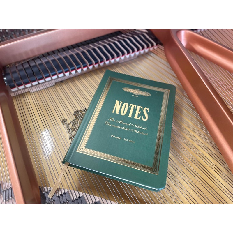 Notes: The Musical Notebook: Classic Dotted Paper, Hard Cover, 160