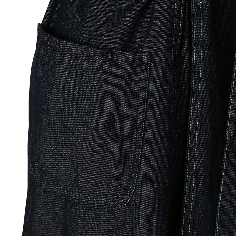 Francfranc Franc Dennier Full Apron Black Apron for Women Black