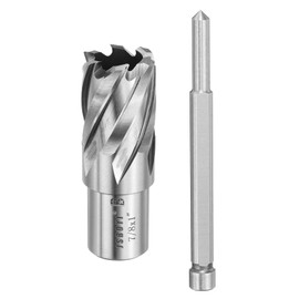 HARFINGTON Annular Cutter 7/8" Cutting Diameter Shank 3/4" with 1" Depth of Locating Pin M2 High-Speed Steel Drill Bit Annular Cutter for Standard Magnetic Drills Machine Tools Mills