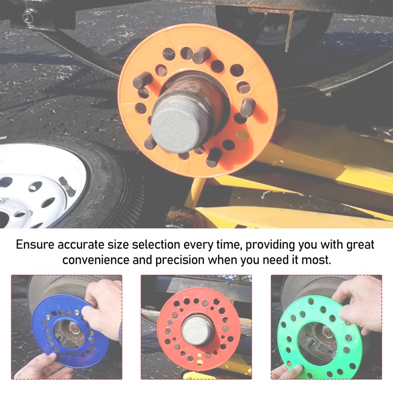 Lug Bolt Pattern Measuring Tool Guides 4 5 6，Wheel Bolt