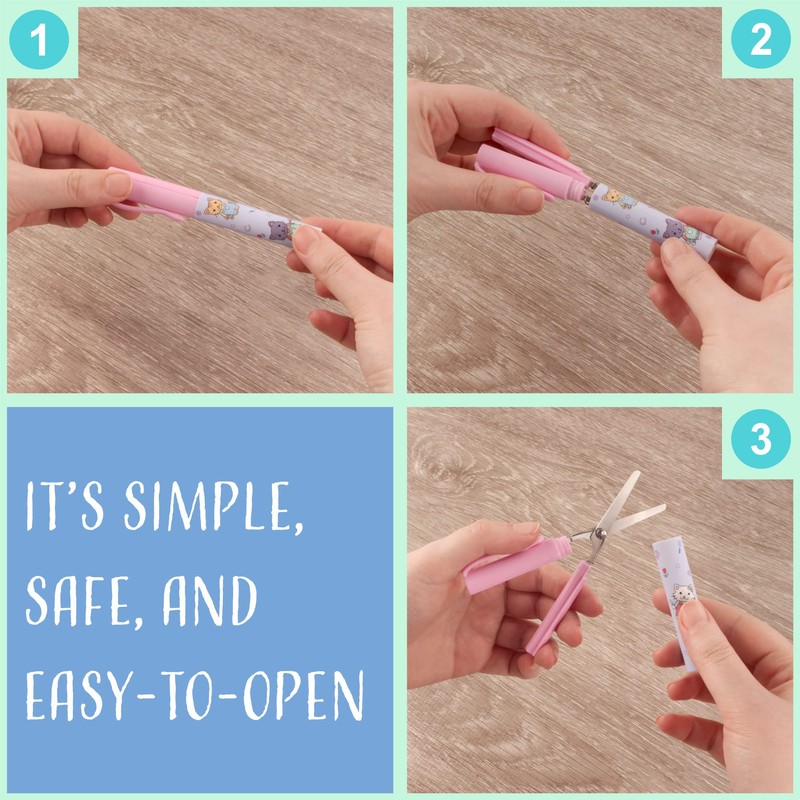 Mini Pen Portable Travel Scissors - Garden Kitty - 1