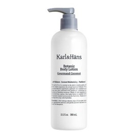 Karl & Hans Botanic Body Lotion Gourmand Coconut 390ml Health Moisturizing Film Smooth Skin Texture Relieve Dead Cells / 칼앤한스 보타닉 바디로션 구르망 코코넛 390ml 건강 보습막 매끈 피부결 각질 완화