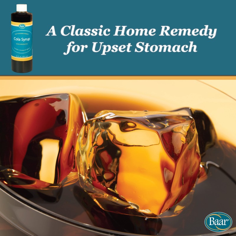 Baar Products - Cola Syrup - Soothes Stomach, Relieves Digestive
