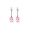 Thomas Sabo H2177-051-9 Women's Sterling Silver Earrings with Pink Cubic