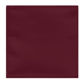 Jacob Alexander Men's Pocket Square Solid Color Handkerchief - Burgundy
