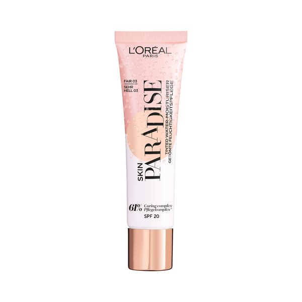 L'Oreal Paris Skin Paradise Tinted Moisturiser, Up to 24h hydration,