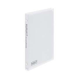 Maruman F091-98 Loose Leaf Binder A5 Crufit 20 Holes, Clear, Set of 4