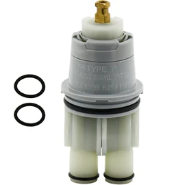 RP46074 compatible with DELTA Monitor Shower Tub Parts Cartridge,Replacement for One-handle Delta Universal Valve Cartridge Repair Assembly， 1PCS, White