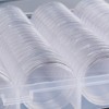 100Pcs 30mm Clear Coin Capsules Case Coins Holders Specie Organizer