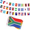 Yamiuo 100 Countries String Flags, 95 Ft International Banner Flag,