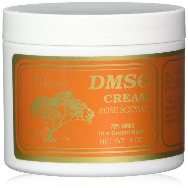 DMSO Cream, Rose Scented, 4 Oz