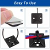 Czxnbi 50 Set Cable Zip Tie Self Adhesive Mounts Kit