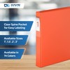 Easyview® Premium, 1" Round Ring, View Binder - Orange