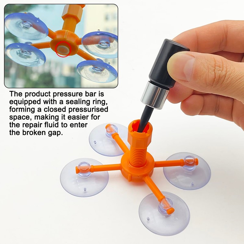 maxin Windshield Repair Kit,Upgraded Windshield Repair Kit for Chips and