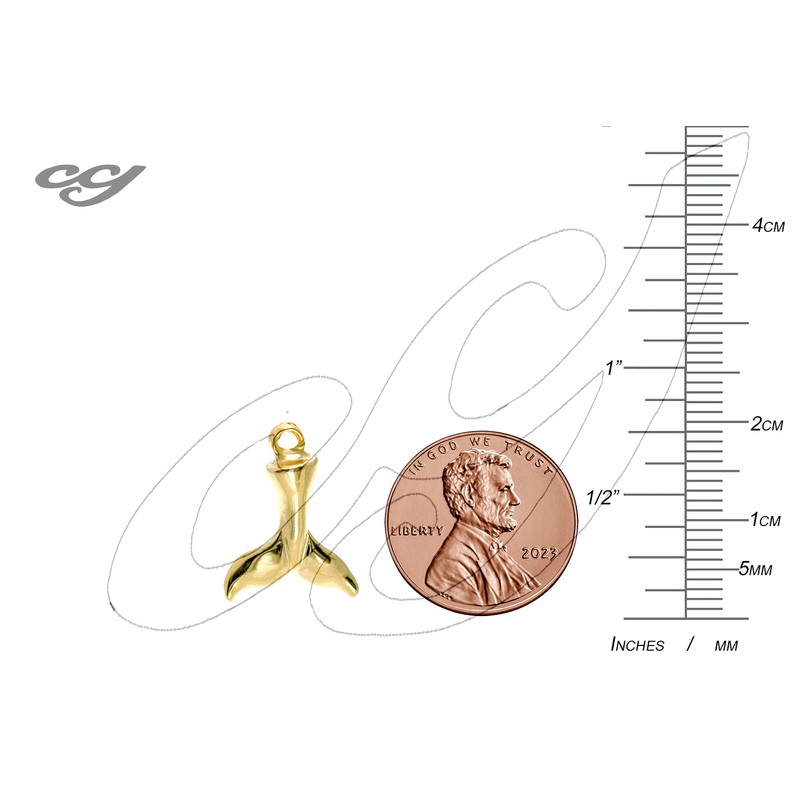 Cape Cod Jewelry-CCJ Whale Tail Bracelet | TwoTone Latch Cuff