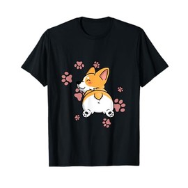 Cute Corgi Butt T Shirt - Dog Lover Gift T-Shirt