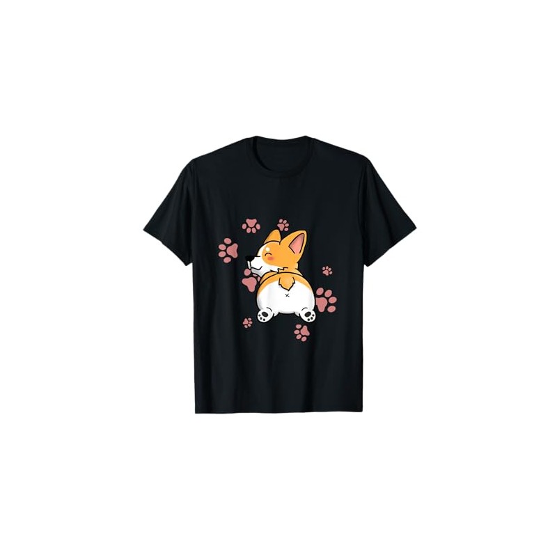 Cute Corgi Butt T Shirt - Dog Lover Gift T-Shirt