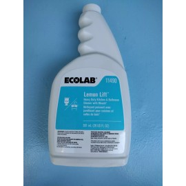 Ecolab Lemon Lift Heavy Duty Kitchen Bathroom Cleaner 20 Oz ~11490