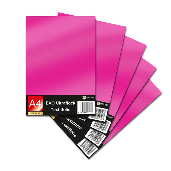 Evo Ultraflock Textile Film for Plotter, 33 Colours, Flock Film