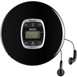 Jensen CD-60R-BT Portable CD Player Bluetooth FM Radio 60 Second Anti-skip (Blac