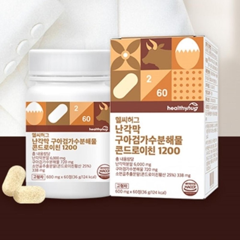 Eggshell Membrane Guar Gum Hydrolyzate Chondroitin 1200 / 난각막 구아검가수분해물