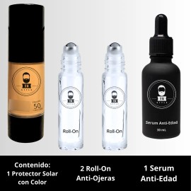 Kit Rutina Antiedad Ácido Hialurónico 3 Pasos Arrugas Ojeras