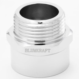 BLUMKRAFT Set of 5 PG-Metric PG13.5 Male to M20 x 1.5 Female (PG13-M20) Nickel-Plated Brass Metal Adapters