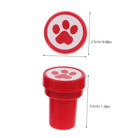 BESPORTBLE 12Pcs Cute Dog Paw Stampers for DIY Crafting Stamps for Scrapbooks Journals Educational Interactive for Imaginative Play Unique Design for Creative Fun