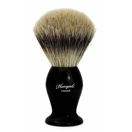 Black Colour Base/Handle Men's Shaving Brush. Comes with Four Different Type of Pure Badger Hair to Choose. Perfect and Easy to Maintain Hair. Comes in a Designer Box. (Sliver Tip Badger Hair)