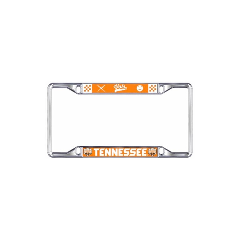 Craftique 2024 National Championships Baseball Tennessee License Plate Frame Vols,