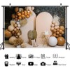 10x6ft Boho Beige Baby Shower Backdrop Wedding Birthday Party Portrait