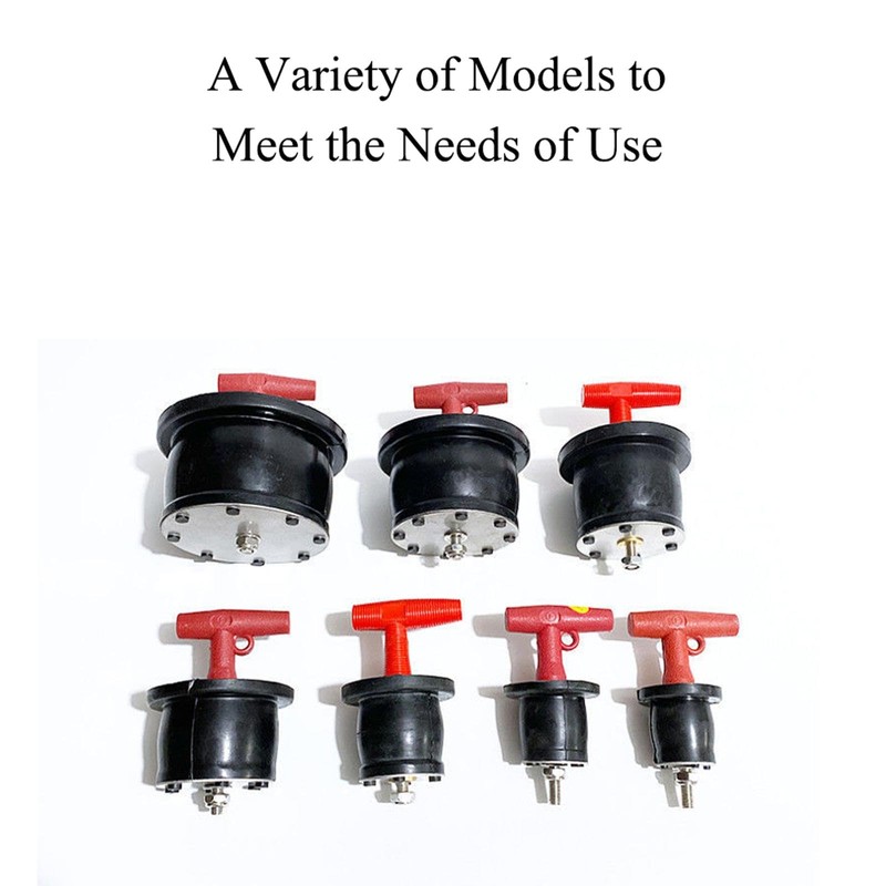 Marine Boats Plumbing Drainage Plug Scupper Plug with T-shaped Handle