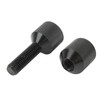 Set of Two Hole Pins Rust Resistant Black 2 Hole