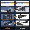 Nilight 144LED Traffic Advisor Strobe Light Bar with Controller Amber