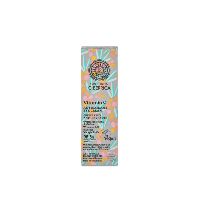 Natura Siberica Crema antioxidante para contorno de ojos con Vitamina-C,