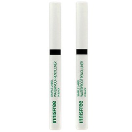 2 pieces Innisfree Simple Label Waterproof Pencil Liner 0.1g / 2개 이니스프리 심플라벨 워터프루프 펜슬 라이너 0.1g