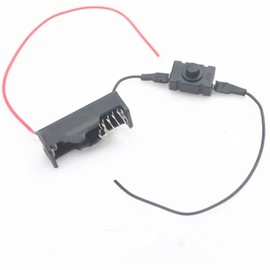 AIMPGSTL 2Pcs 12V23A Battery Holder with Extend Switch Single Slot Battery Case Box for Project Electronic Circuit