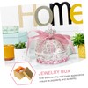 DOITOOL Elegant Princess Crown Ring Jewelry Box Holder for Rings