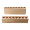 Wooden Lipsticks Holder,2PCS Multifunction Pen Holder,Makeup Brush Holder,Desktop Lipstick Holder,Lipstick