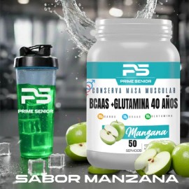 Aminoácidos Bcaas+ Glutamina Prime Senior 1kg Varios Sabores