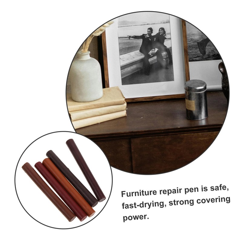 Gadpiparty 5Pcs Furniture Repair Pens Hardwood Floor Repair Stains Touch