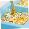 Hohopeti Golden Foil Sheets 50pcs 8x8.5cm Imitation Leaf Sheets Foil