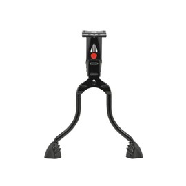 Hebie Unisex – Erwachsene Rex Zweibeinständer, schwarz, 26cm