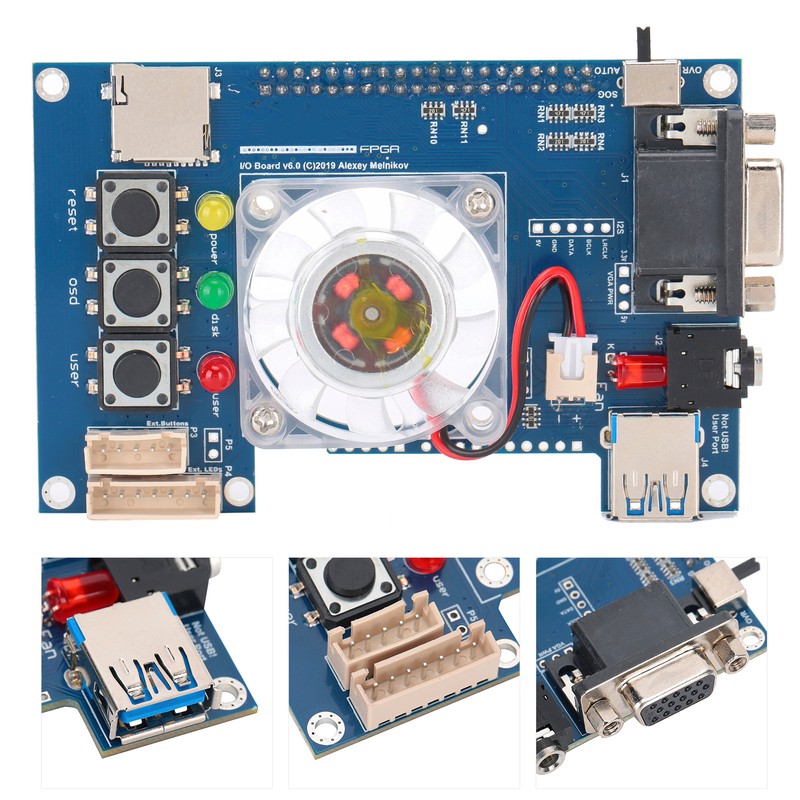IO Board Analog Video Output VGA Port for MiSTer FPGA
