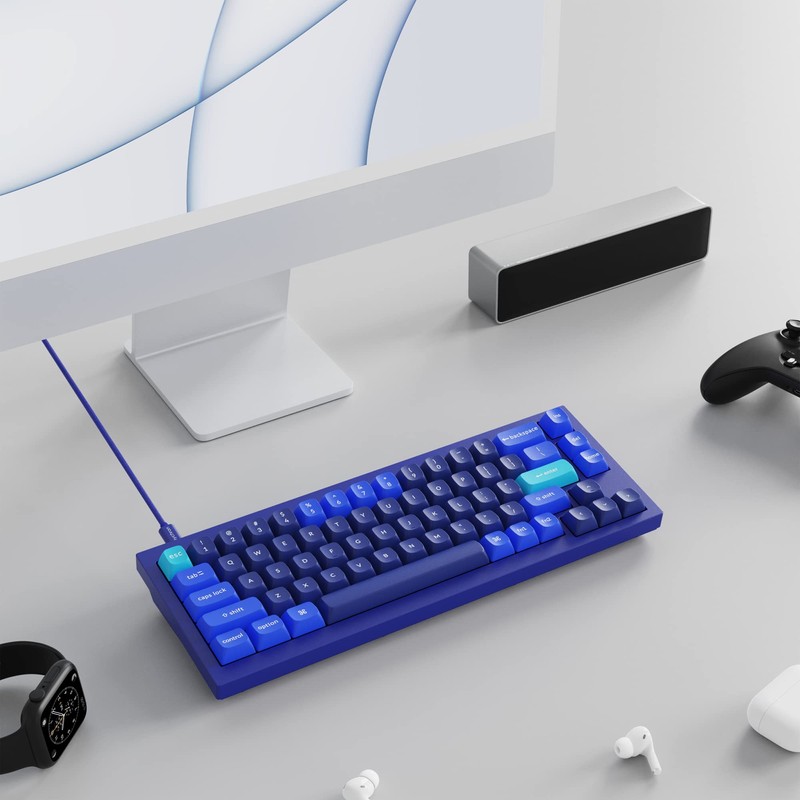 Keychron Q2 Wired Custom Mechanical Keyboard, QMK/VIA Programmable Macro, Full
