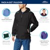 Charles River Apparel Men's Pack-N-Go Windbreaker Pullover, Navy, X-Small