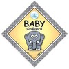Baby Elephant On Board Sign, Baby On Board Sign, High
