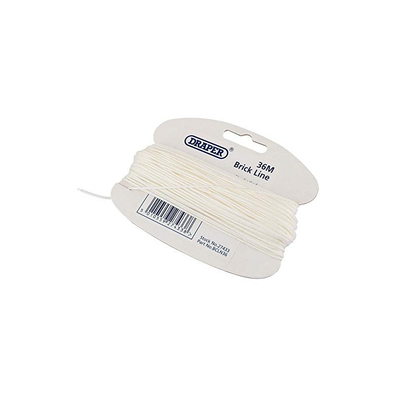 Draper 27433 Brick Line, Blue, 36m Length