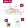 EMITEVER 8mm LED Strip Connectors 12pcs, Led Corner Connector L-Shaped